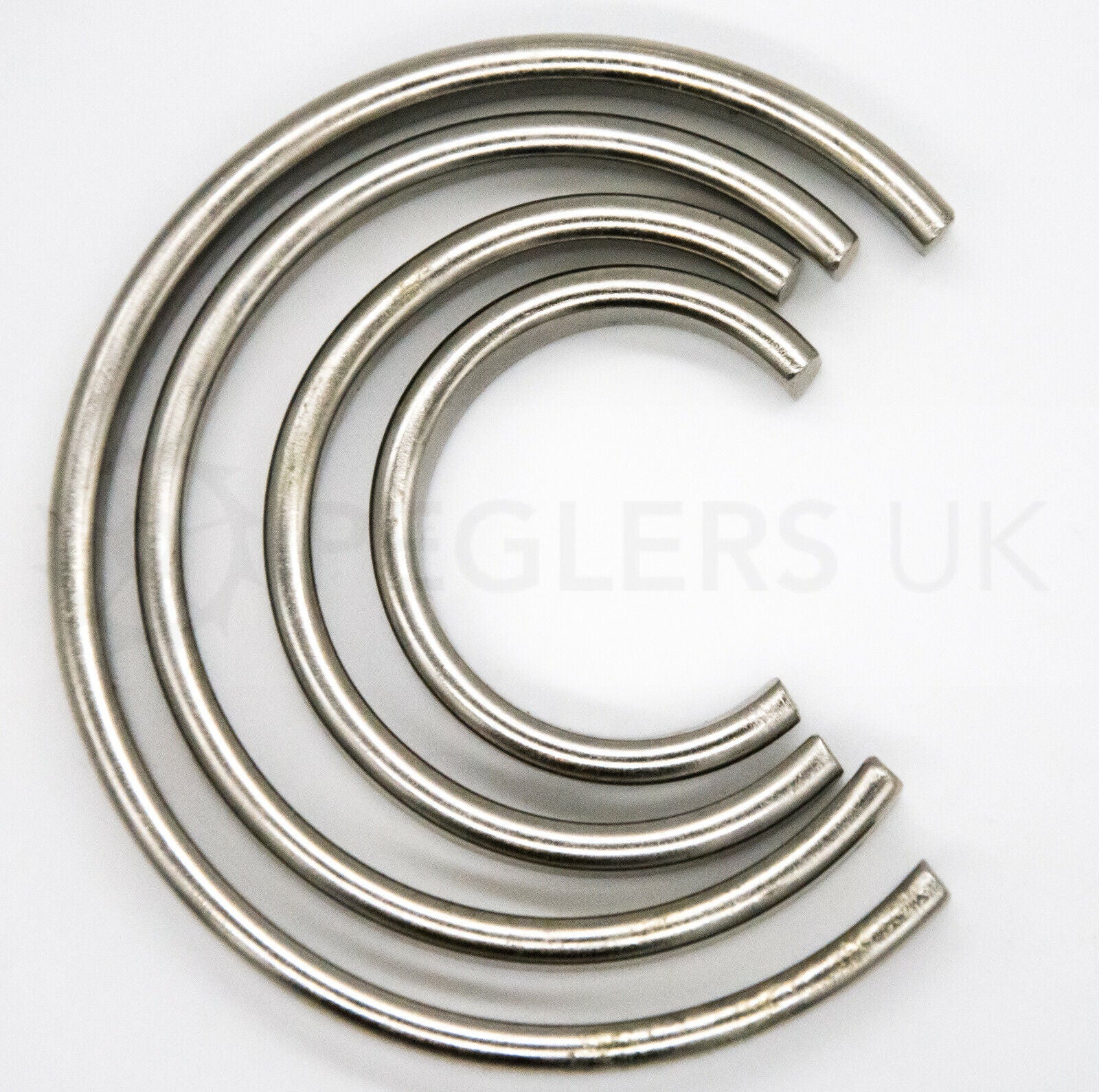Flat C-Clamp Mainspring Holder Containment Rings